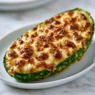 Cheese Stuffed Zucchini Boats in 40 Min
