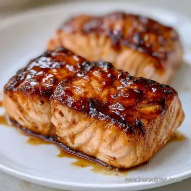 Air Fryer Glazed Salmon in 15 Minutes Recipe Card
