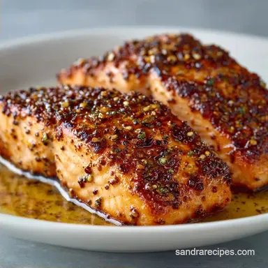Black Pepper Salmon for 4 Servings