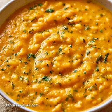 Creamy Blended Pastina Soup for 6 Recipe Card