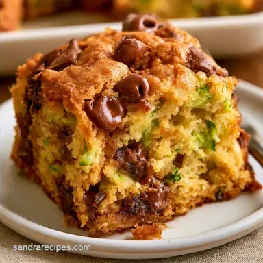 Chocolate Chip Zucchini Cake in 45 Min