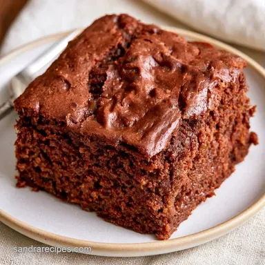 Chocolate Zucchini Snack Cake with Cocoa Recipe Card