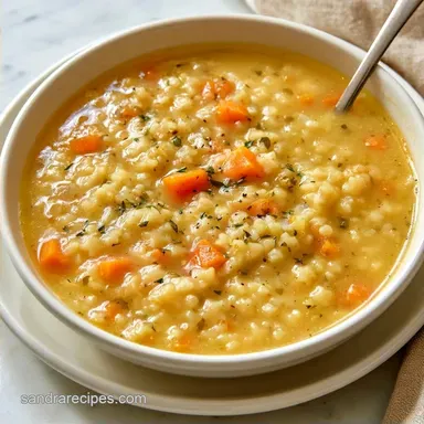 Creamy Chicken Pastina Soup One-Pot