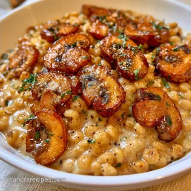 Creamy Mushroom Pastina: One-Pot