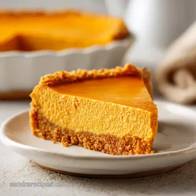 Pumpkin Cheesecake with Gingersnap Crust
