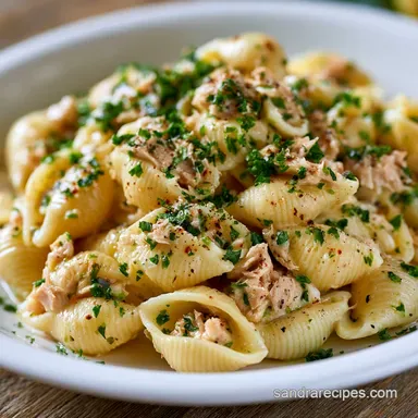 Tuna Pasta Salad for Meal Prep Recipe Card
