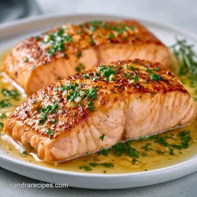 Garlic Butter Pan-Seared Salmon