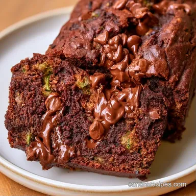 Double Chocolate Zucchini Bread: Fudgy Recipe Card