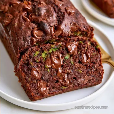 Double Chocolate Zucchini Bread: Fudgy