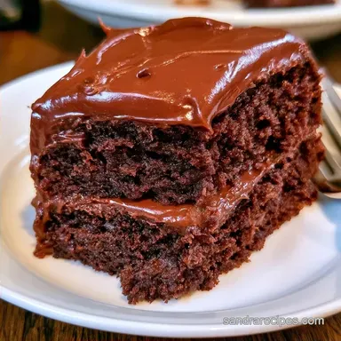 Double Chocolate Zucchini Cake: Fudgy