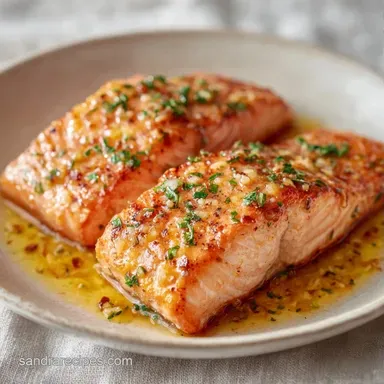 Easy Baked Salmon Fillet in 25 Minutes Recipe Card