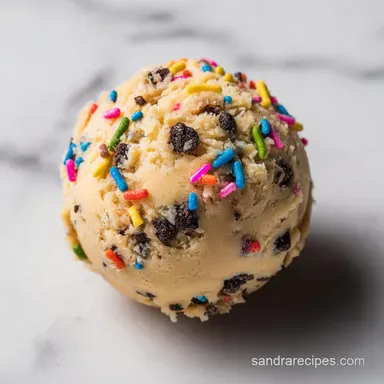 Edible Cookie Dough for One: Velvety Texture in 6 Minutes Recipe Card