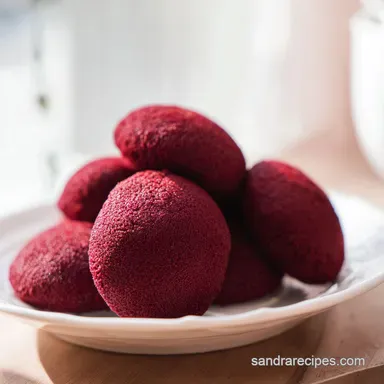 Edible Red Velvet Cookie Dough: Silky