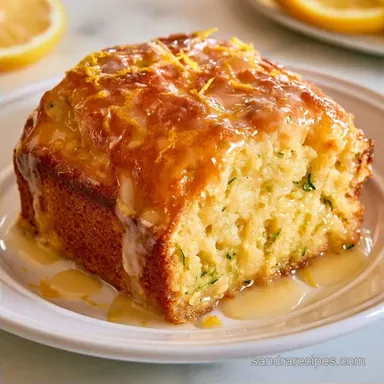 Gluten Free Lemon Zucchini Cake: Tender