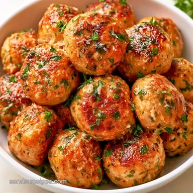 Italian Turkey Meatballs in 30 Minutes Recipe Card