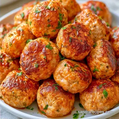 Baked Turkey Meatballs in 40 Minutes