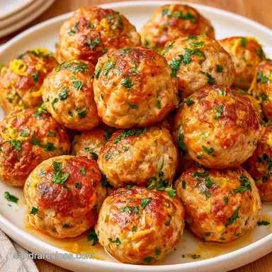 Lemon Turkey Meatballs in 40 Minutes