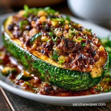 Quick Baked Zucchini Boats in 40 Minutes