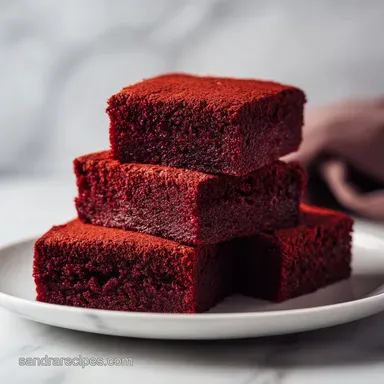 Red Velvet Brownies with Coconut Sugar: Fudgy and Silky Recipe Card