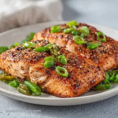 Salt and Pepper Salmon in 22 Minutes