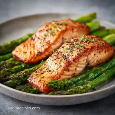 Salmon Asparagus for 4 Servings