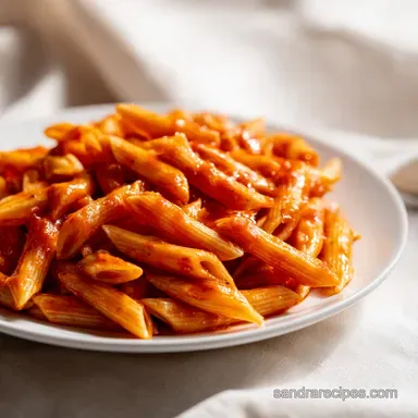 Simple Creamy Tomato Pasta in 20 Minutes Recipe Card