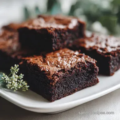 Fudgy Brownies with Cocoa Powder