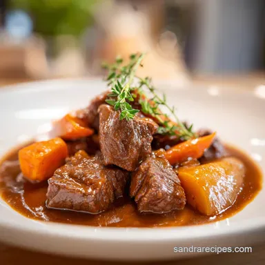 Slow Cooker Beef Stew for 8 Servings