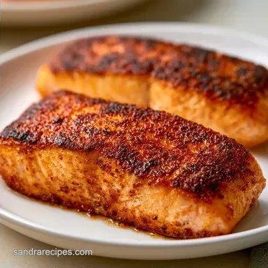 Spicy Pan Fried Salmon in 16 Minutes