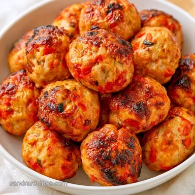 Spicy Turkey Meatballs in 35 Minutes Recipe Card