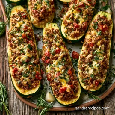 10 Stuffed Zucchini Recipes: Beef, Cheese & Rice