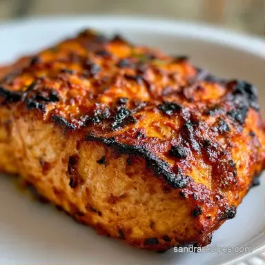 Tandoori Salmon Recipe for 4 Servings Recipe Card