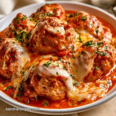 Turkey Meatball Parmesan in 30 Minutes Recipe Card