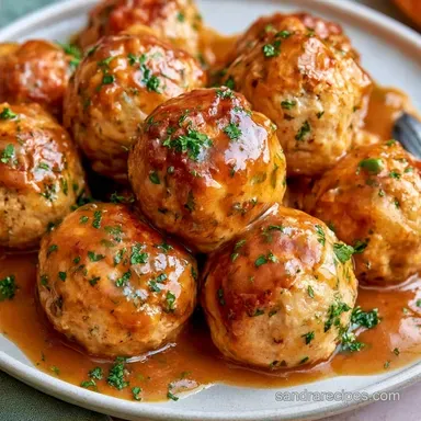Turkey Meatballs and Gravy Recipe for 6