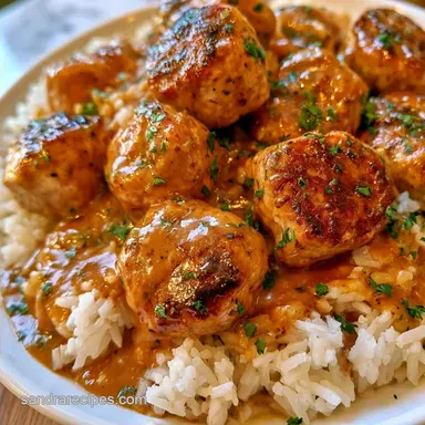 Turkey Meatballs and Rice for 6 Servings