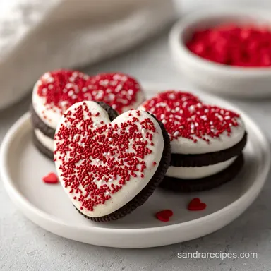 valentines day oreo mms cookies