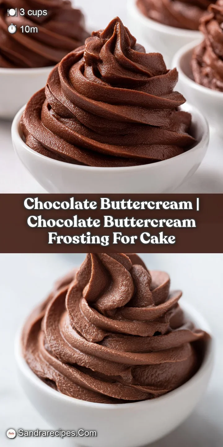 Close-up of silky, whipped chocolate frosting showing soft peaks and a luscious, creamy texture in warm lighting.