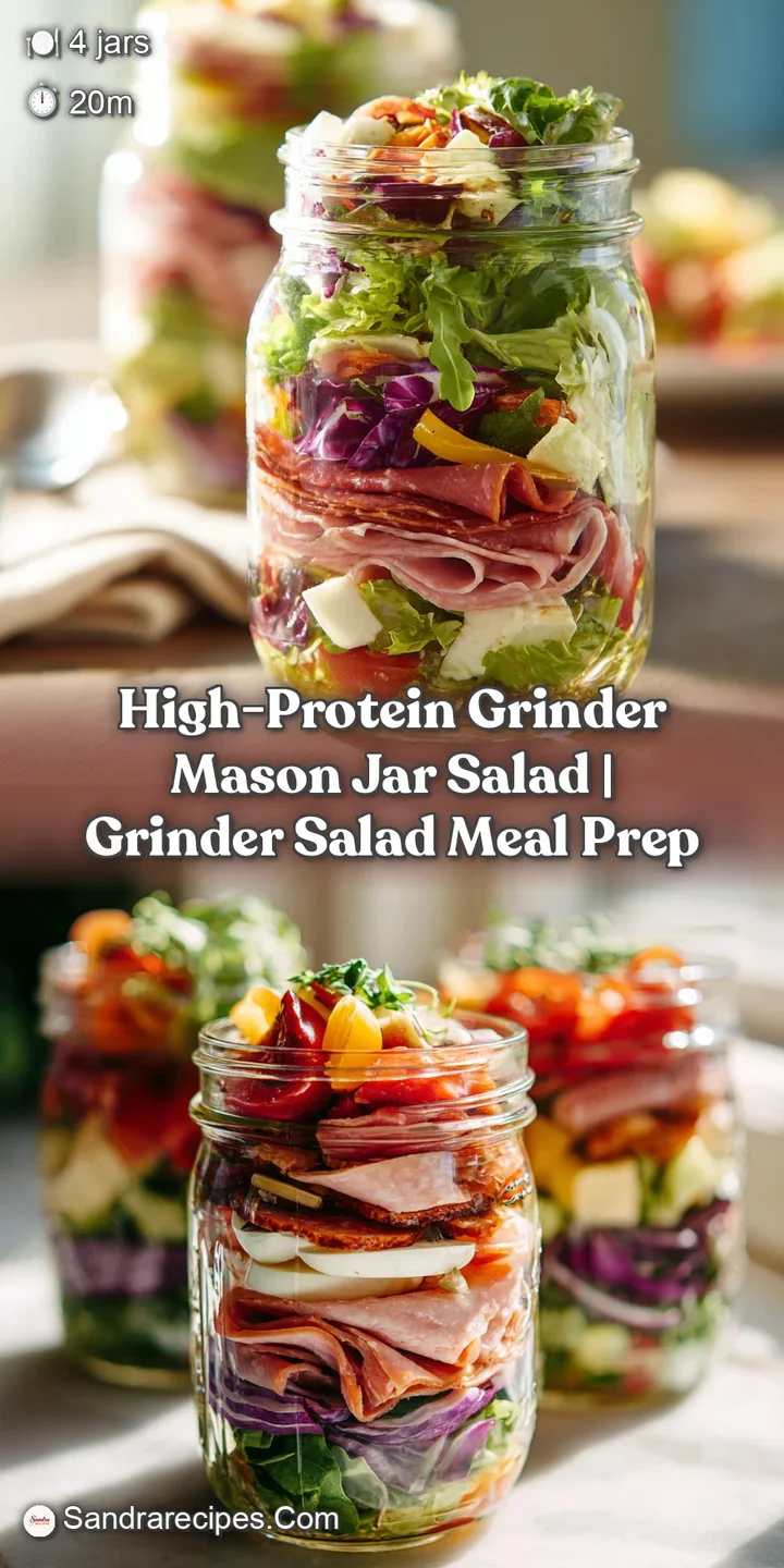 Detailed shot of vibrant, layered vegetables and crisp greens packed tightly inside a sparkling clear glass jar.