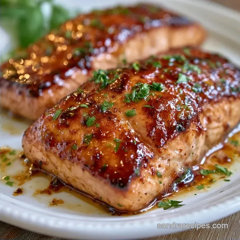Healthy Air Fryer Glazed Salmon with Honey