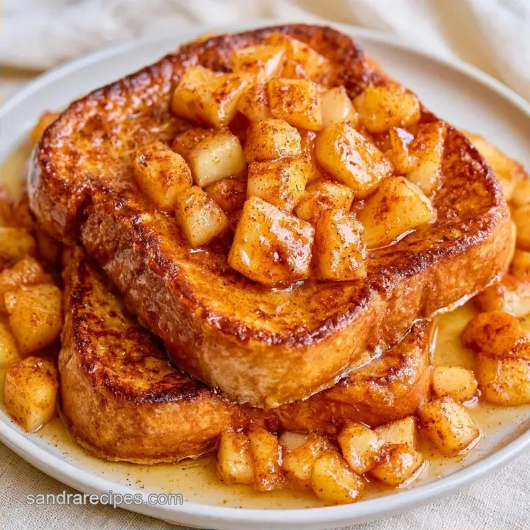 Apple Cinnamon French Toast with Saut&eacute;ed Apples
