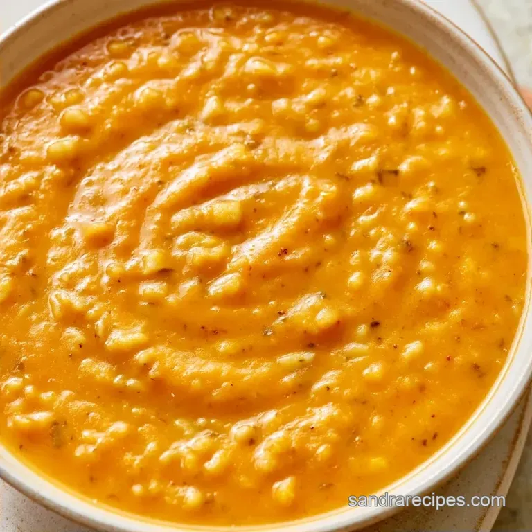 Creamy Blended Pastina Soup