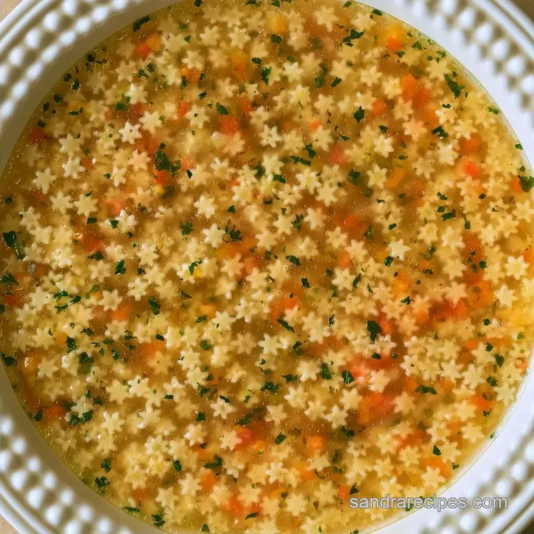 Italian Penicillin Pastina Soup