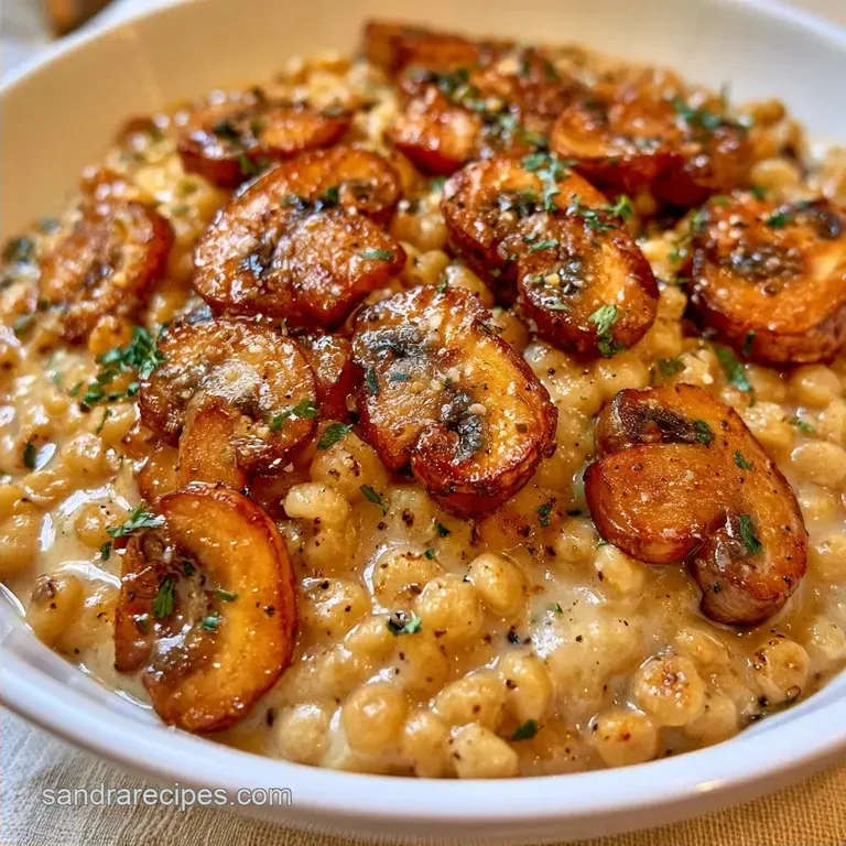 Creamy Mushroom Pastina in 30 Minutes