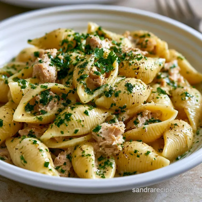 Tuna Pasta Salad: Creamy and Zesty