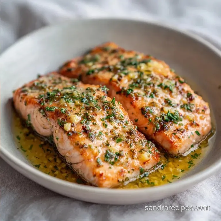 Easy Baked Salmon Fillet: Garlic Butter Glaze