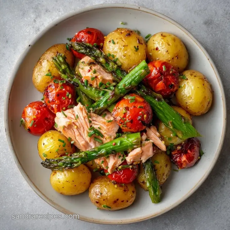 Easy Salmon Tray Bake: Zesty Lemon Garlic