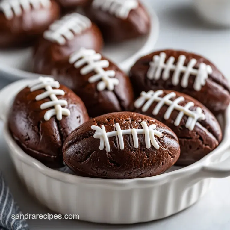 Football Brownies: Fudgy and Rich