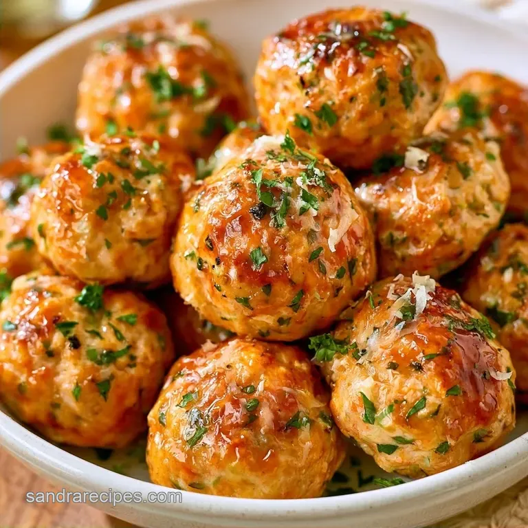 Juicy Garlic Herb Turkey Meatballs
