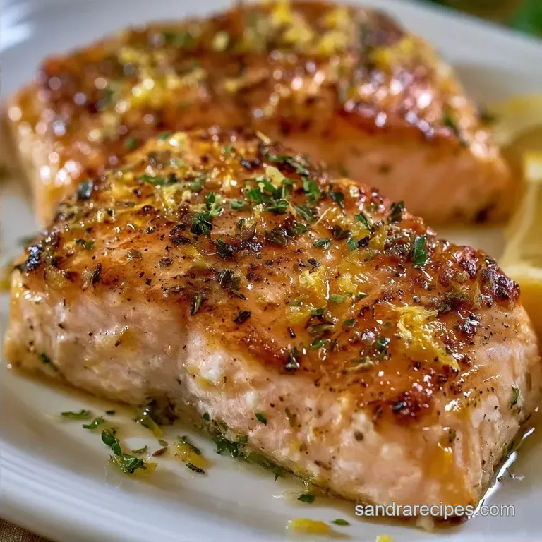 Healthy Baked Salmon Recipe with Garlic
