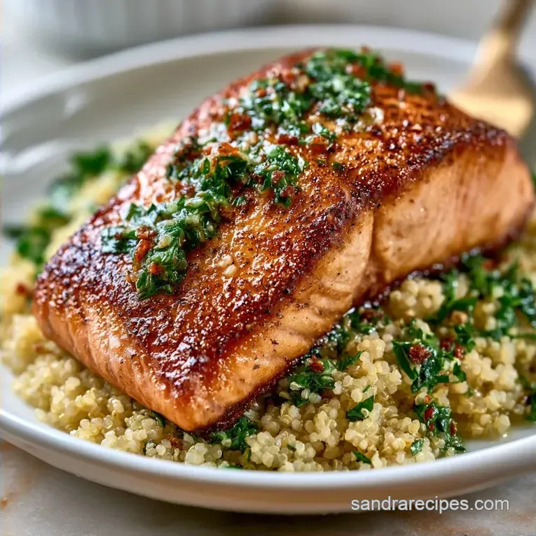 Healthy Salmon Grain Bowl with Ginger Soy Glaze